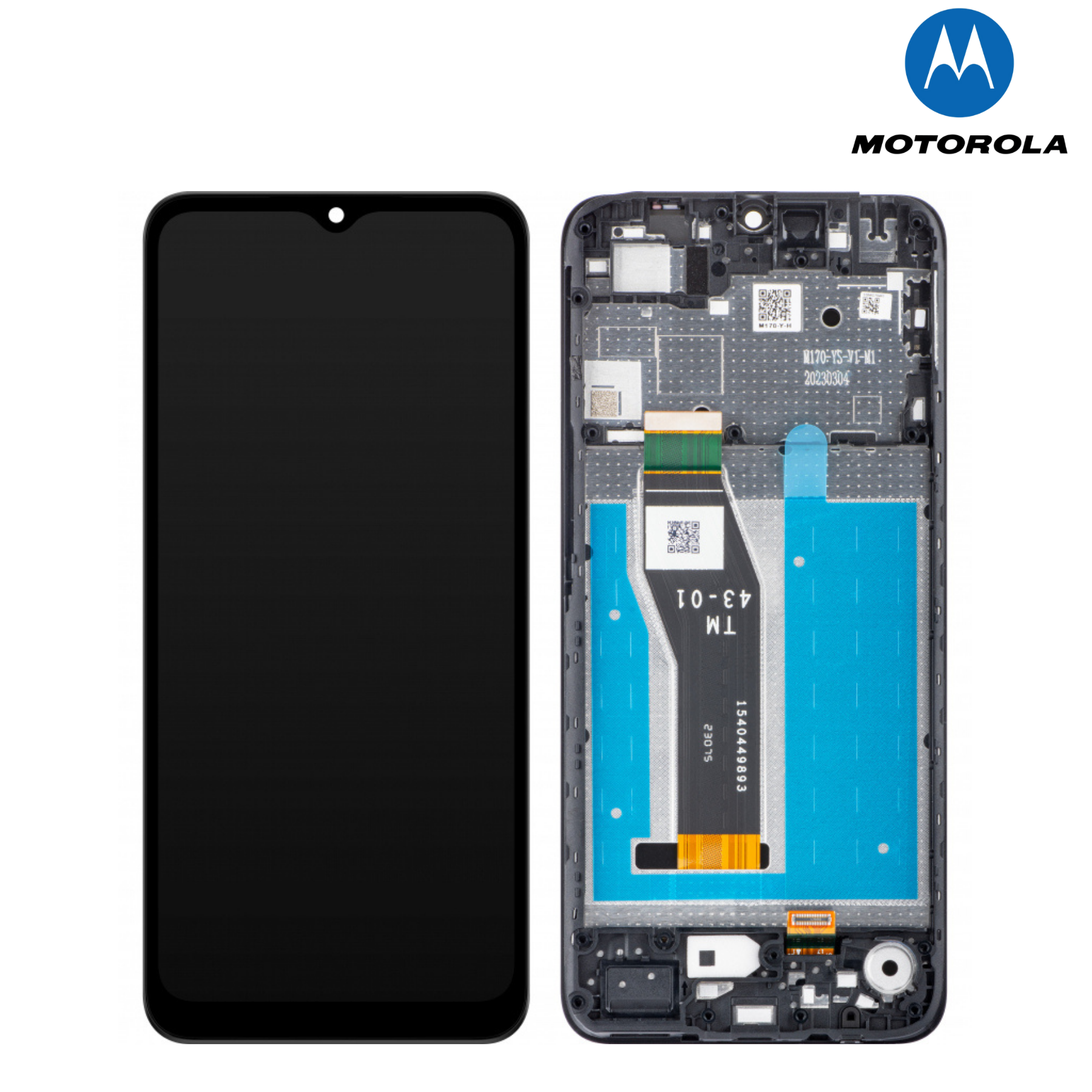 Motorola Moto G52 Black Service Pack LCD